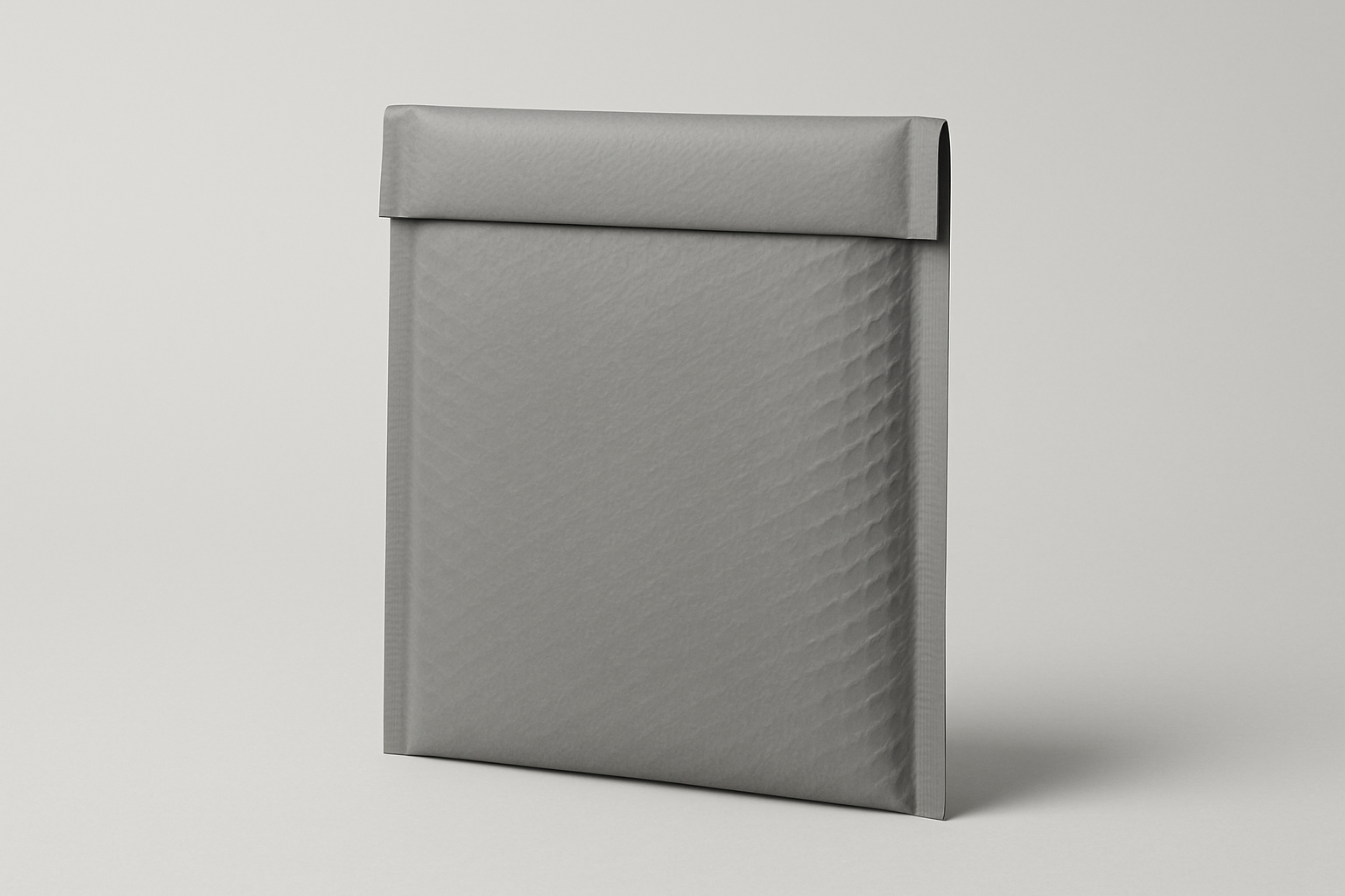 plain Aj1 grey bubble mailer