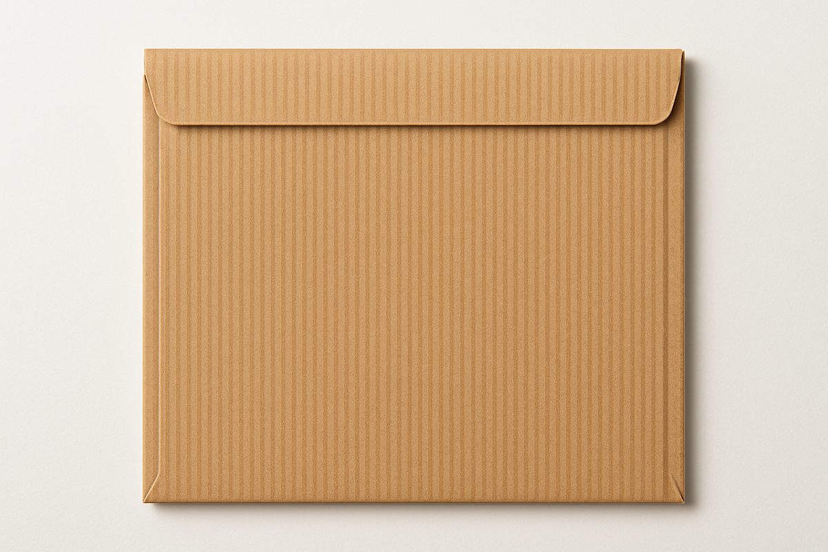 plain flat 19PSW corrugated mailer