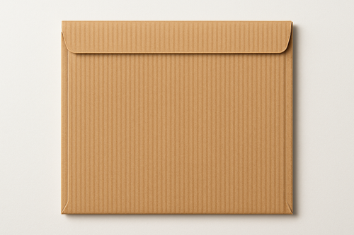 plain flat 19PSW corrugated mailer