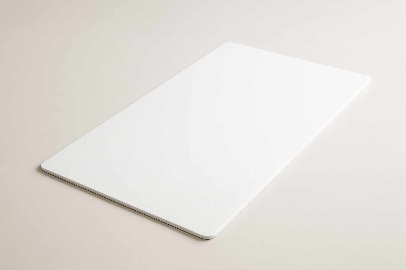 plain white yoga mat